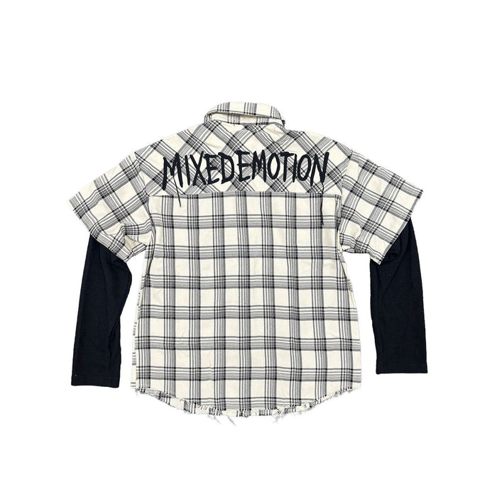 Mixed Emotion "Dreams" Cream Long Sleeve Flannel