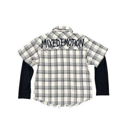 Mixed Emotion "Dreams" Cream Long Sleeve Flannel