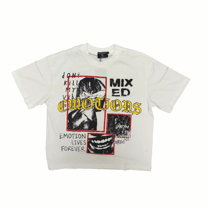 Mixed Emotion "Forever" White Tee