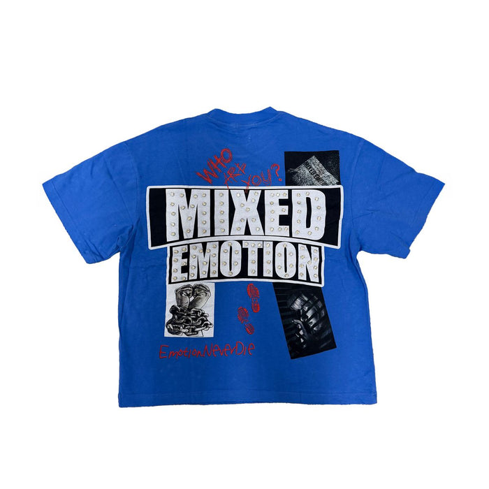Mixed Emotion "Lost Identity" Rhinestone Black Tee
