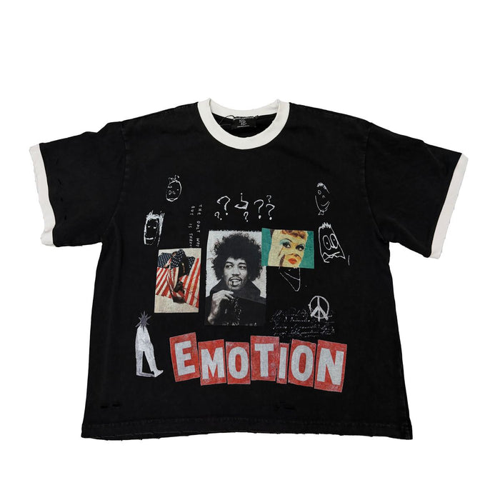 Mixed Emotion "Static" Black Tee