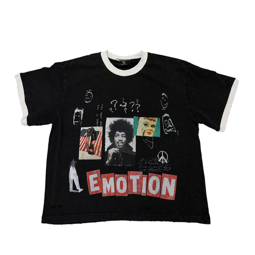 Mixed Emotion "Static" Black Tee