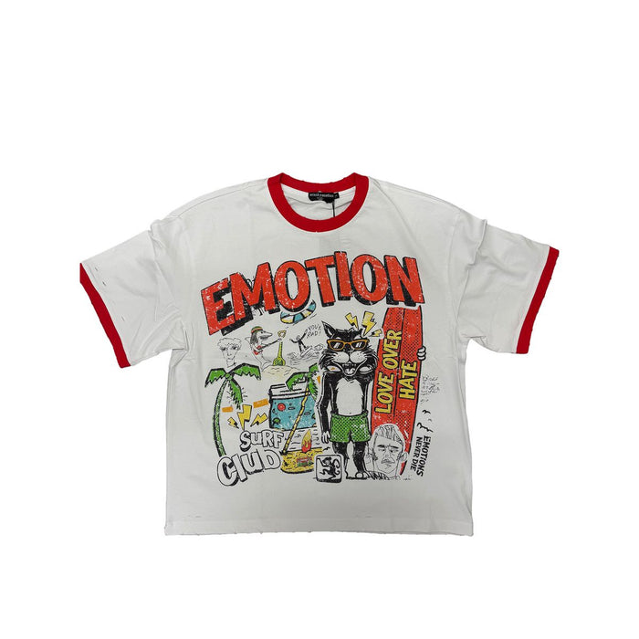Mixed Emotion "Surf Club" White Tee