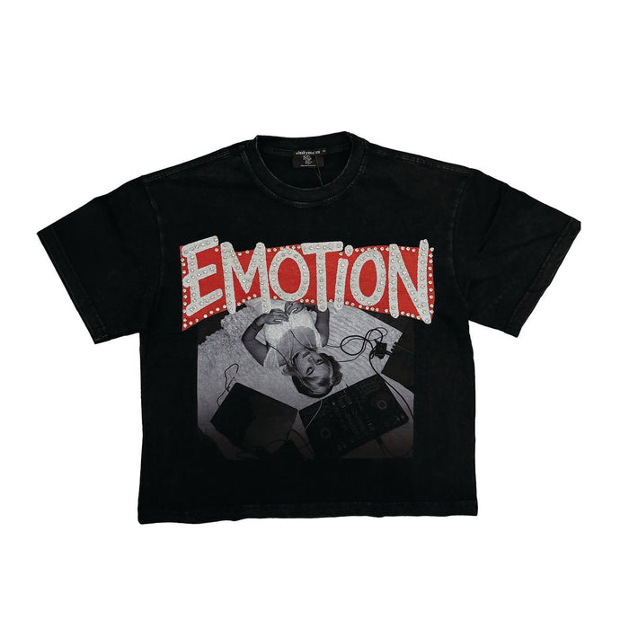 Mixed Emotion "Tunes" Black Tee