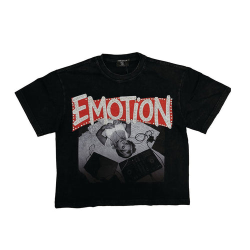 Mixed Emotion "Tunes" Black Tee
