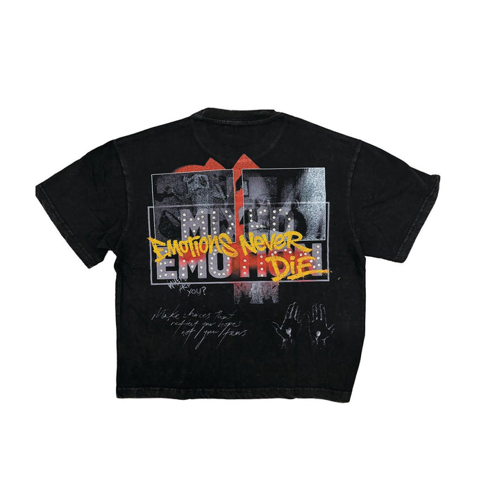 Mixed Emotion "Tunes" Black Tee