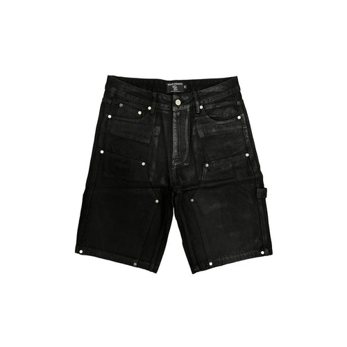 Mixed Emotion "Worker" Black Wax Shorts