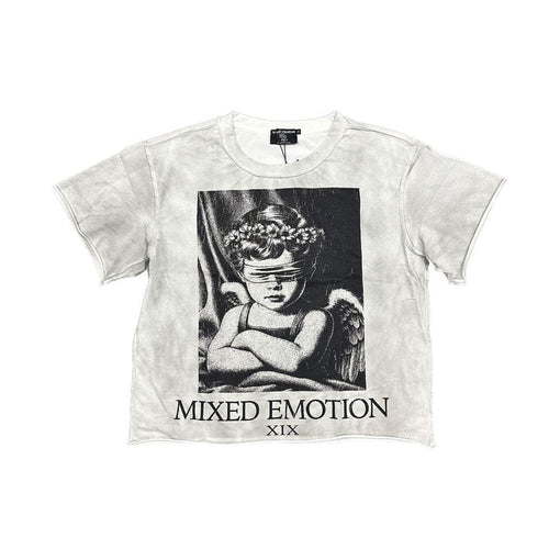 Mixed Emotion "XIX" Oversized White Tee