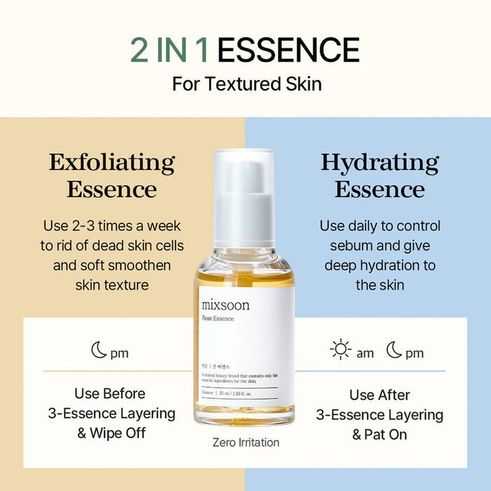 Mixsoon Bean Essence 1.69oz/50ml - ikatehouse