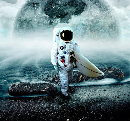 Moonsurfer Art Print