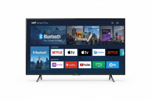 MP Smart Plus 32" Smart TV - White Background