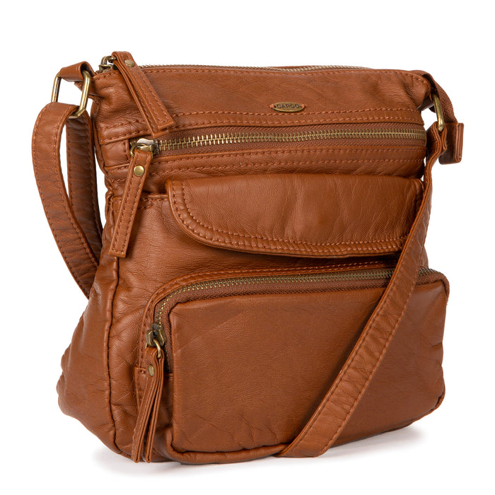 Multi Zip Front flap Crossbody - Bentley