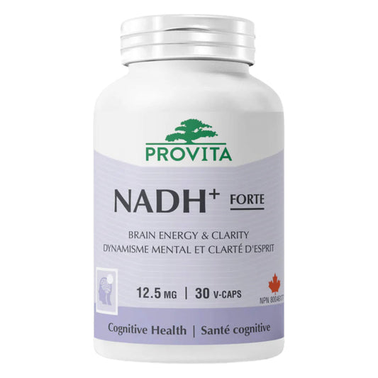 Bottle of Provita NADH + Forte 30 V-Caps