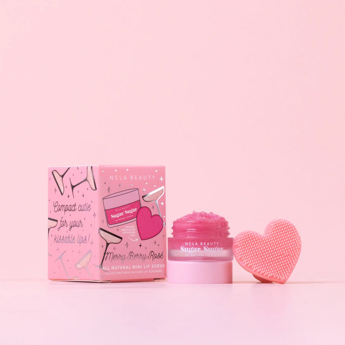 NCLA Beauty Merry Berry Rosé Mini Lip Scrub Set - rinkinys lūpoms
