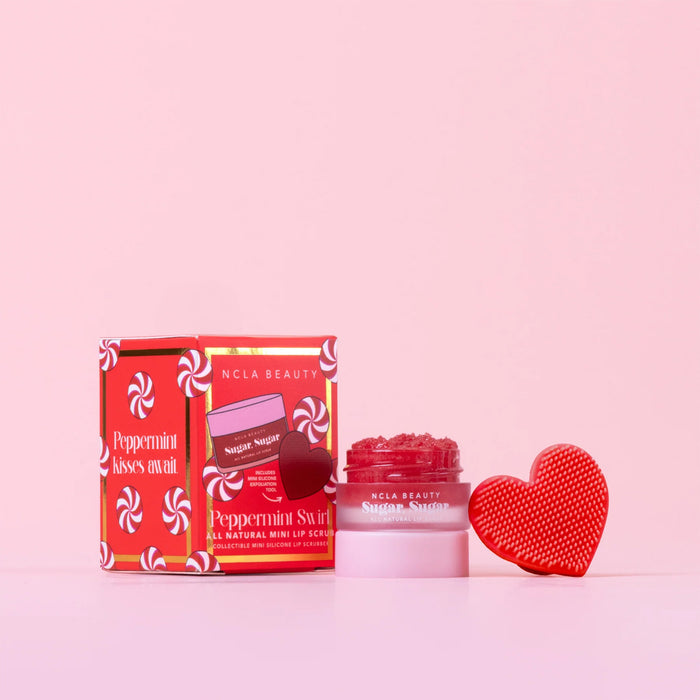 NCLA Beauty Peppermint Swirl Mini Lip Scrub Set - rinkinys lūpoms