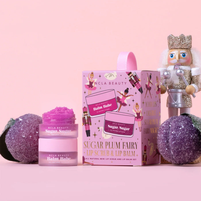 NCLA Beauty Sugar Plum Fairy Mini Ornament Lip Care Duo - rinkinys lūpoms