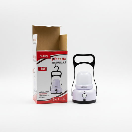 Neelux 76-0024 Rechargeable LED Lantern - White Background