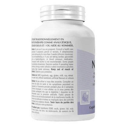 Side of Bottle of Provita Nervine™ 60 Veggie Capsules