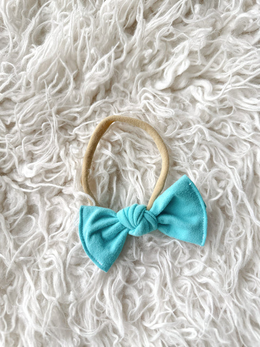 Nylon Headband - Aqua