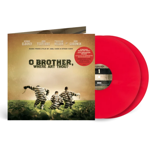 O Brother Where Art Thou 25th Anniversary Vinyl, Indie Exclusive Dapper Dan Red Color, 2 Discs
