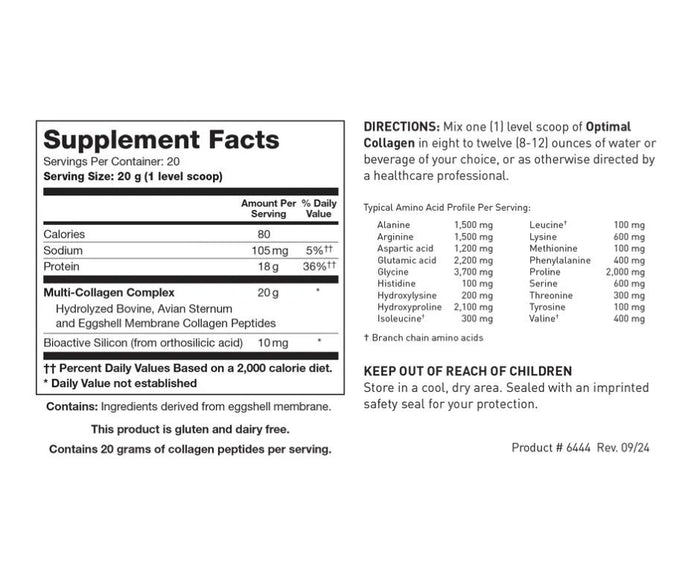 Optimal Collagen by Biotics