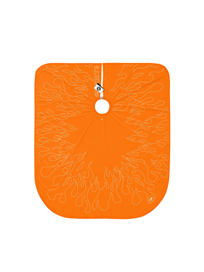 Orange/Sail Outline Flames PRO Cape