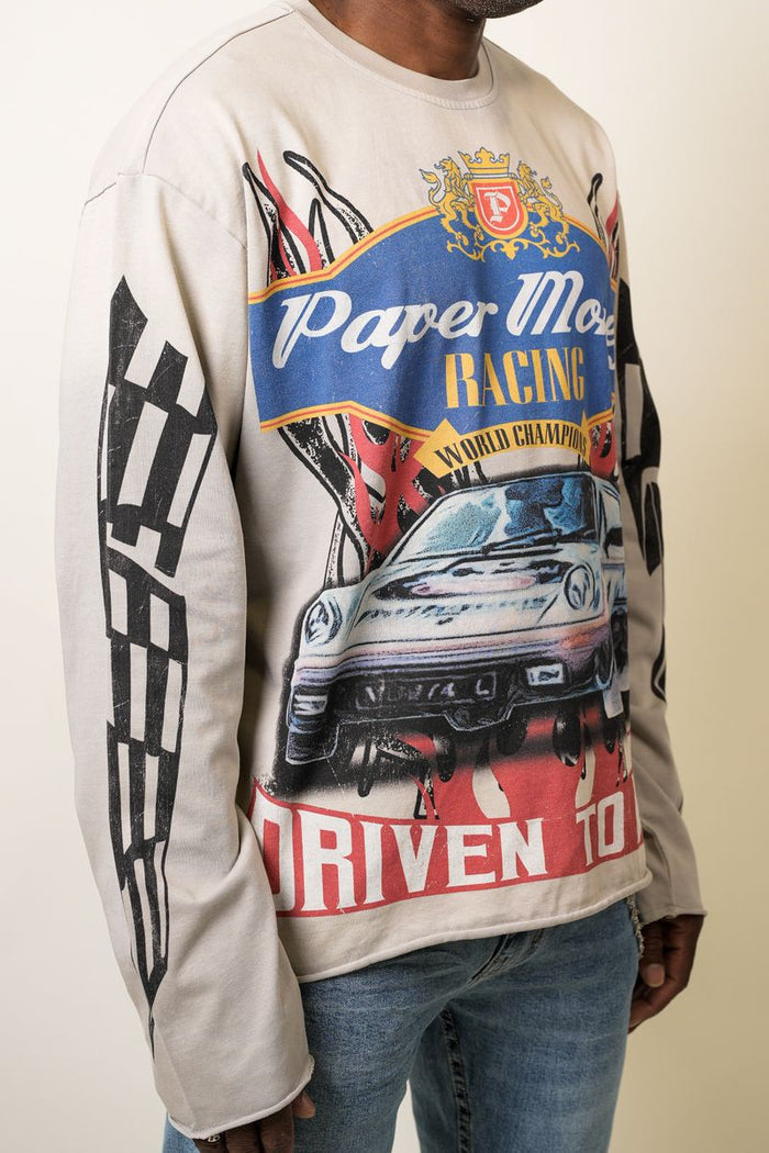 Paper Money "Driven to Win" Bone Long Sleeve