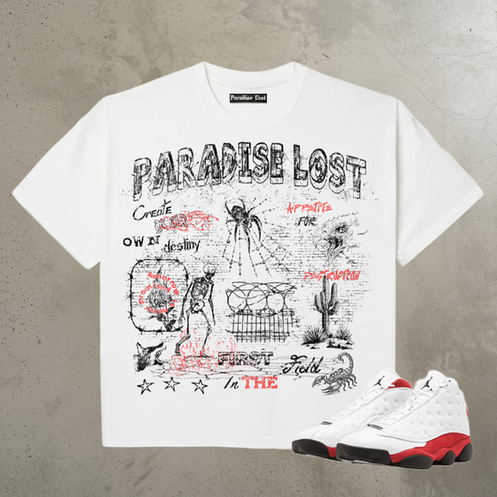 Paradise Lost "Lost Scripts" White Tee