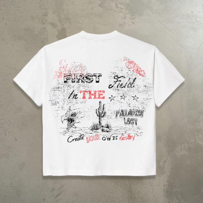 Paradise Lost "Lost Scripts" White Tee