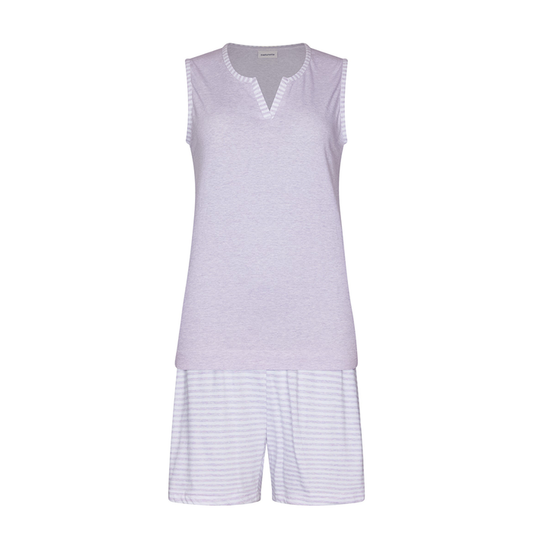 Pastunette 131261-148-1 Shortama Sleeveless Light Purple