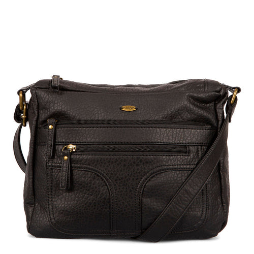 Pebbled E/W Crossbody Bag - Bentley