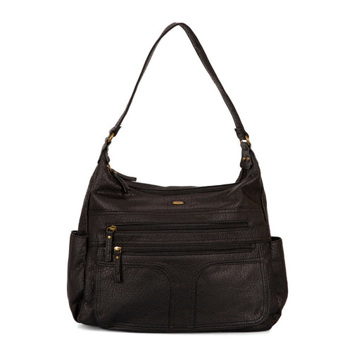 Pebbled Hobo Bag - Bentley