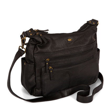 Pebbled Hobo Bag - Bentley