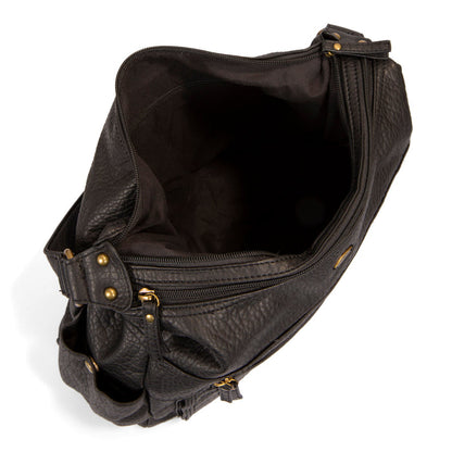 Pebbled Hobo Bag - Bentley