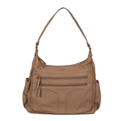 Pebbled Hobo Bag - Bentley