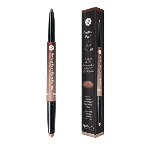 Absolute New York Perfect Pair Gradient Lip Duo with dual-ended lip color for a seamless gradient effect