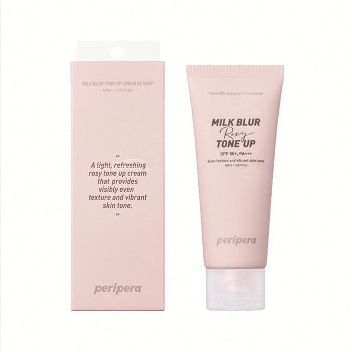 PERIPERA milk blur tone up cream 03 rosy كريم تفتيح فوري