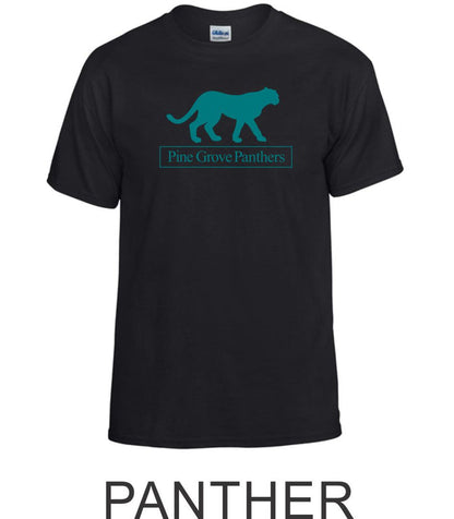 PGE Black Basic Tee- 4 Designs- Matte or Glitter