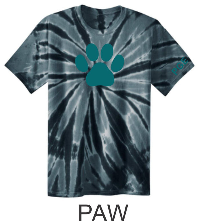 PGE Black Tie Dye Tee- 3 Designs- Matter or Glitter