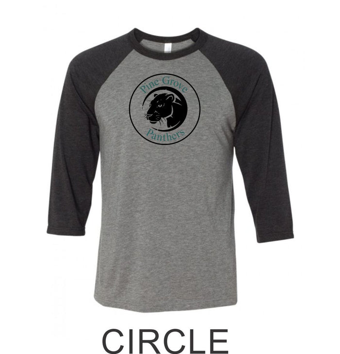 PGE Grover Design Raglan T-Shirt- 4 Designs- Matte or Glitter