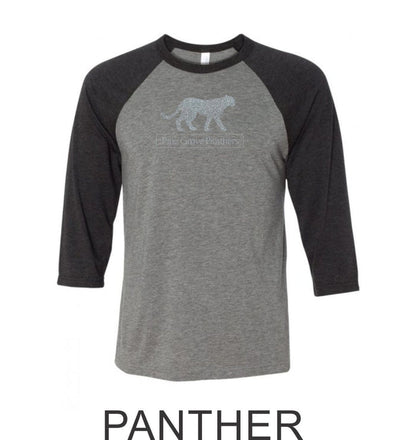 PGE Grover Design Raglan T-Shirt- 4 Designs- Matte or Glitter