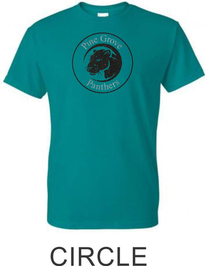 PGE Teal Basic Tee- 4 Designs- Matte or Glitter