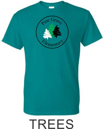 PGE Teal Basic Tee- 4 Designs- Matte or Glitter