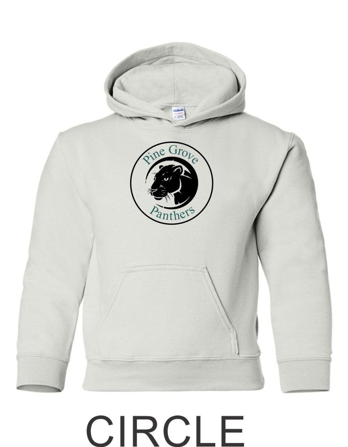 PGE White Hooded Sweatshirt- 4 Designs- Matte and Glitter