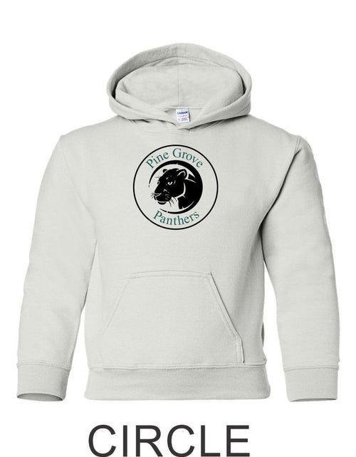 PGE White Hooded Sweatshirt- 4 Designs- Matte and Glitter