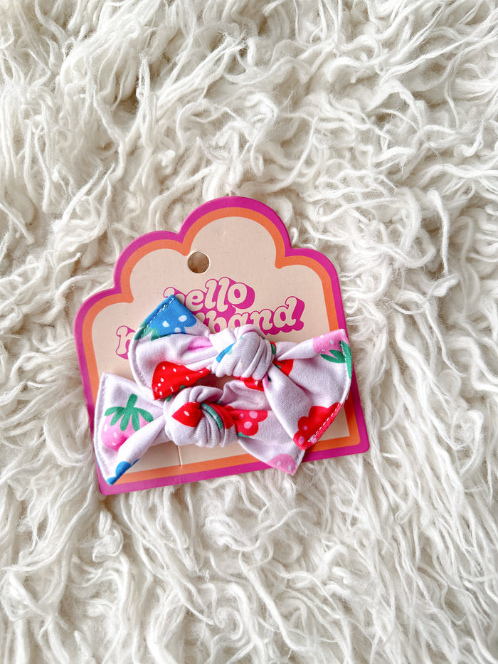 Pigtail Clip Set - Berries