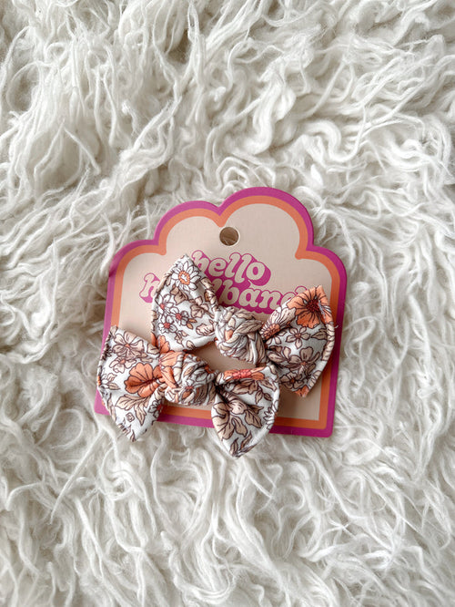Pigtail Clip Set - Bloom