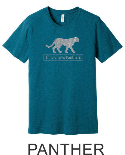 Pine Grove Heather Teal Tee- 4 designs