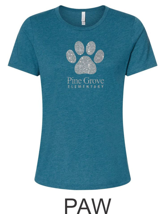 Pine Grove Heather Teal Tee- 4 designs