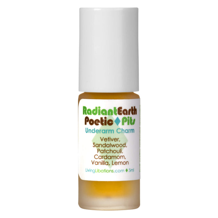 Bottle of Living Libations Poetic Pits Radiant Earth 5ml